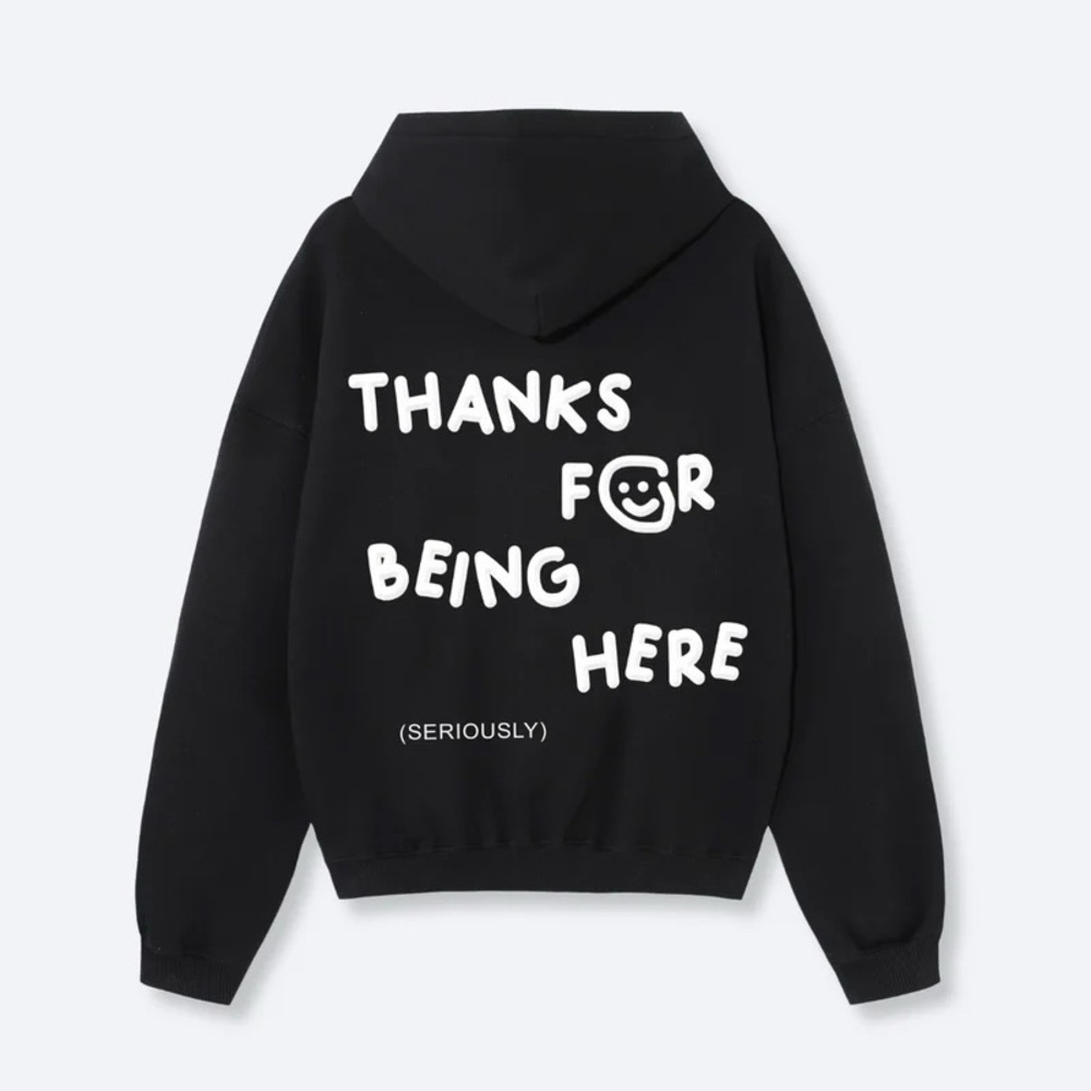 DRMERS CLUB Thanks for Being Here Hoodie (Black)